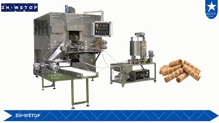 Automatic Wafer Roll Small Food Machinery [upl. by Eniluap]