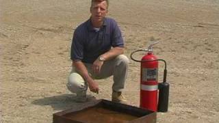 CO2  How to use a fire extinguisher training [upl. by Nnarefinnej]