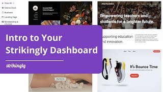 Intro to Your Strikingly Site Dashboard [upl. by Gettings520]