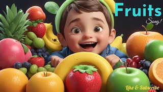 Fruit Song  Learning about Fruits  Kids Fun Rhymes amp Songs [upl. by Asli]