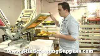 Hix Hobby Heat Press Water Based Screen Printing Ink Curing [upl. by Keraj]