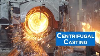 Centrifugal Casting of Ductile Iron Pipe  the De Lavaud Process [upl. by Henryetta]