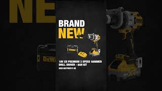 NEW from DEWALT®  18V XR 3Speed Hammer Drill Driver 8AH Kit DCD1007WW1TXE [upl. by Darsey]