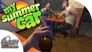 My Summer Car  Sauna Going to Town For Gas and Beer Crashing  Dying  Gameplay Highlights  Ep 2 [upl. by Asiulana268]