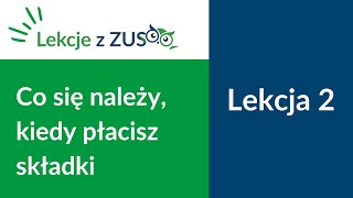 Lekcja 2 Lekcje z ZUS [upl. by Arakal]