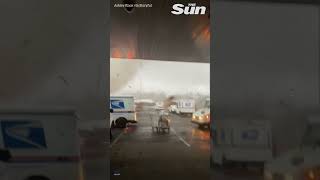 Tennessee woman captures deadly tornado on camera [upl. by Saum]