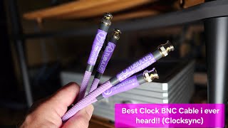 Tubulus Concentus Clock BNC Cable Denafrips Arce Clocksync with Terminator Plus OCXOs [upl. by Atteugram]