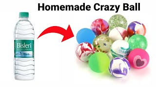 How to make Bouncy ballJumping ballOrbeez BallsHomemade BallCrazy BallStress Ball making ball [upl. by Ailemac]