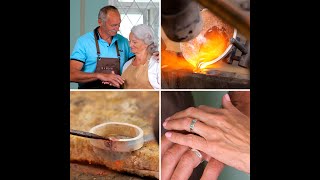 Together Forever Making Handcrafted Rings with a Senior Love Story 💞💍 Shorts [upl. by Stacy]