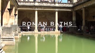 Roman Baths  Full Tour Bath Somerset England [upl. by Eycats319]