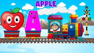 ABC phonics song Alphabet Song  a for Apple  letters song for baby  phonics song for toddlers [upl. by Ahtabat]