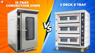 Convection oven 12 Tray VS deck oven 3 deck 9 tray video WHO WILL WIN🤔 bakewave bakinginkenya [upl. by Eardnoed783]