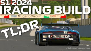 The brand new S1 2024 iRacing build explained in under 5 minutes [upl. by Anaeerb]