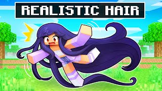 Aphmau Has REALISTIC HAIR In Minecraft [upl. by Niram]