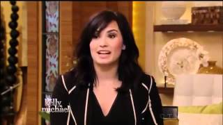 Demi Lovato full Interview on Live with Kelly and Michael 2013 [upl. by Yukio]