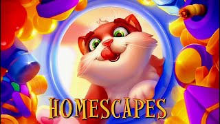 HOMESCAPES  Gameplay Ending Fully Renovated House And Unlocking New House [upl. by Elliven]