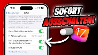 Diese iOS 17 Einstellungen SOFORT abschalten ❌ [upl. by Yoccm877]