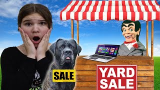 Slappy SOLD MY DOG At A Yard Sale Revenge Of Slappy Skit [upl. by Nnaik506]