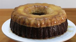 How to make Chocoflan  Easy Chocoflan Cake Recipe [upl. by Spielman571]