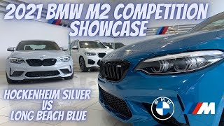 Hockenheim Silver Vs Long Beach Blue 2021 BMW M2 Competitions [upl. by Shetrit]