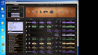 POD HD Edit Software and Customtonecom [upl. by Adeys]