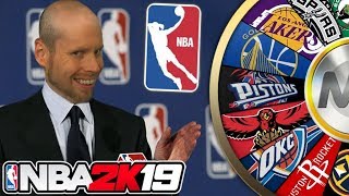 NBA 2K19 Wheel of NBA TEAMS [upl. by Oemor]