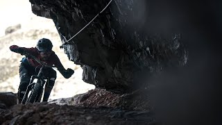 Via Ferrata on a Mountain Bike  DOLOMITES  MISSION EP4  Kilian BRON [upl. by Nanji]