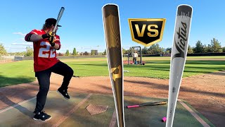 2024 Victus Vandal LEV3 vs DeMarini Voodoo One  BBCOR Baseball Bat Review [upl. by Yorgos]