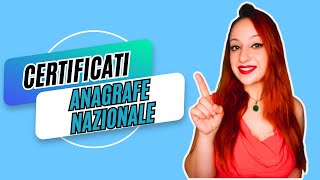 ANAGRAFE NAZIONALE  Come scaricare tutti i certificati anagrafici [upl. by Trumann102]