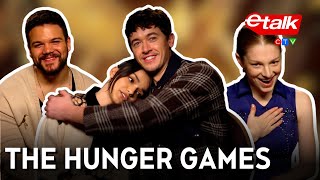 Hunger Games cast on their chemistry fashion and being the internets new crushes  Etalk Interview [upl. by Nnylaj]