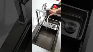 Lefton Waterfall amp PullOut Kitchen Faucet with Temperature DisplayKF2209 [upl. by Darnok]