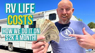 2000 Full Time RV Budget Breakdown  Cost of Full Time RV Living [upl. by Hubsher]