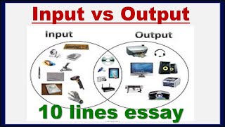 Difference between Input amp Output  Input vs OutputComputer Science [upl. by Rosemary200]