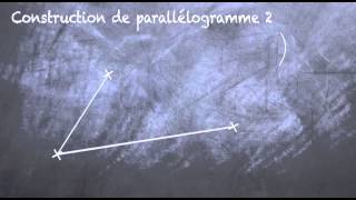 Parallélogramme le construire au compas 5eme [upl. by Leruj]