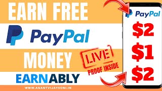 Earn Free Paypal Money 2022  Earnably Payment Proof  Hindi  Anant Vijay Soni [upl. by Ardnahcal802]