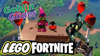 How to make a turnable vehicle in LEGO Fortnite Goblin Glider Steer it [upl. by Ajit515]