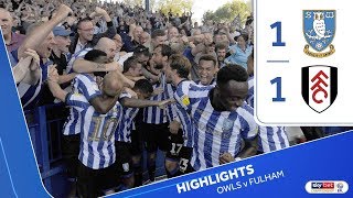 Sheffield Wednesday 1 Fulham 1  Extended highlights  201920 [upl. by Yoho]