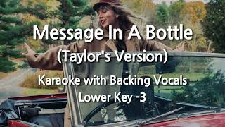 Taylor Swift  Message in a Bottle Taylors Version Instrumental [upl. by Oninotna445]