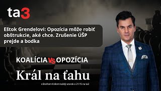 Eštok Grendelovi Opozícia môže robiť obštrukcie aké chce Zrušenie ÚŠP prejde a bodka [upl. by Ylesara]