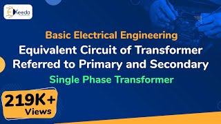 Equivalent Circuit of Transformer Referred to Primary and Secondary  Single Phase Transformer [upl. by Katlin567]