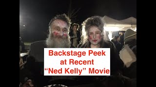 BACKSTAGE PEEK AT RECENT NED KELLY MOVIE [upl. by Simmie281]