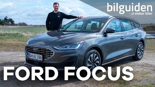 Fornyet FAMILIEHIT Ford Focus stationcar facelift 2022  bilguiden tester [upl. by Dez]