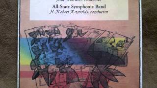 1997 Texas All State Concert Band Divertiment for Symphonic Winds and Percussion 25 [upl. by Harak218]