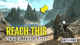 HOW TO REACH NERO RESEARCH SITE ISLAND CRATER LAKE REGION  DAYS GONE [upl. by Teews]