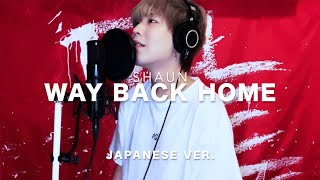 Way Back Home 웨이백홈  SHAUN Japanese Lyric ver  cover by SG [upl. by Reggie]