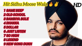 Sidhu Moose Wala Hits Songs  Panjabi Hits Songs  Sidhu Moose Wala✌🔥 [upl. by Lanaj]