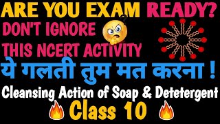 Dont Ignore this Activity 🔥  तो ऐसे काम करता है Soap 😱  Class 10  ncert [upl. by Ardnoid]