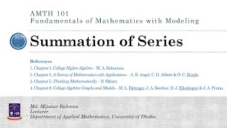 Summation of Series  Part4  Method of finite difference delta process [upl. by Flora]