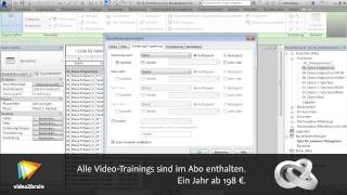 Autodesk Revit Listen und Tabellen Bauteillisten erstellen video2braincom [upl. by Yaluz929]