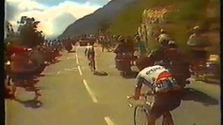 Tour de France 1987  20 Alpe D´Huez Etxabe [upl. by Hurwit212]